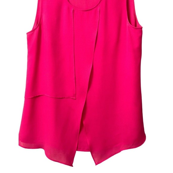 Coldwater Creek Hot Pink tiered tank top Size XS - Picture 4 of 9